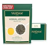 VAHDAM, Grüner Tee Lose Aus Den Himalaya (100g, 50+ Tassen) 100% Reiner Grüntee Aus Den...