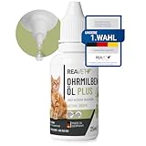 ReaVET Ohrmilbenöl Plus 25ml sofort wirksames Mittel für Katzen – gegen...