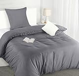 Utopia Bedding Bettwäsche 135x200 Set - Mikrofaser Bettbezug 135x200 cm + 1 Kissenbezug...