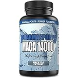 Maca 14000 Gold vegan - 120 Kapseln 20:1 Maca Wurzel Extrakt - deutsche Herstellung -...