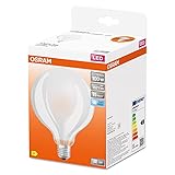 OSRAM LED Star GLOBE95, matte Filament LED-Lampe in Globe Form mit 95mm Durchmesser, E27...