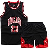 DaceStar Basketball Kinder Trikot 2 Stücke,Jungen Basketball Trikot...