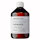 wesentlich. Rizinusöl kaltgepresst 500ml - 100% reines Rizinusöl - für Haut...