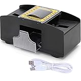 Dacefloy Card Shufflers 1-2 Decks Automatische Spielkarte Shuffling Machine USB/AA...