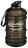 IronMaxx Water Gallon - Frosted Black 2200ml | BPA & DEHP frei | auslaufsichere...