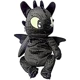 Joy ToyUnbekannt 76063 Drachenzähmen Dragons-Thootless Plüschrucksack, schwarz