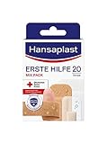 Hansaplast Erste Hilfe Pflaster Mix (20 Strips), Pflaster Set in verschiedenen...