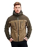 RevolutionRace Silence Proshell 3L Jacket, Herrenjacke, belüftete und wasserdichte Jacke...