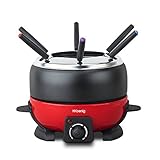 H.Koenig ALP1800 elektrisches Fondue Set / 6 Personen / 6 Fonduegabeln / Temperatur 25°C...