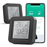 GHome Smart WiFi Thermometer Hygrometer, Smart Infrarot-Fernbedienung Universelle,...