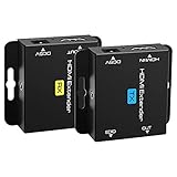 VEDINDUST HDMI Extender 200ft HDMI Ethernet RJ45 auf HDMI über Cat5e/Cat6 Kabel...