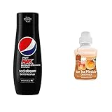 SodaStream Sirup Pepsi Max - 1x Flasche ergibt 9 Liter Fertiggetränk, Cola free 440 ml &...