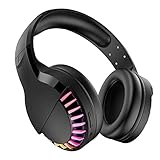 IHIPPO Gaming Headset Bluetooth-Gaming-Headset. BT4.0 / Wired 9d Stereo-Sound RGB Leichter...