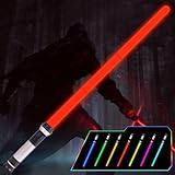 OSDUE 80 cm Lichtschwert, RGB 7 Farben LED Laserschwert, Laser Sword mit Beleuchtung &...