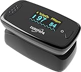 EUROPAPA Pulsoximeter,Fingerpulsoximeter,Oximeter ideal zur schnellen Messung...