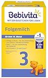 Bebivita Milchnahrung 3 Folgemilch, 4er Pack (4 x 500g)