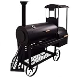 Syntrox Germany Smoker S-2 Lok de Luxe Barbecue BBQ Grill Räucherofen Holzkohlegrill...