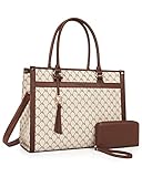 Missnine Handtasche Damen Laptoptasche 15,6 Zoll Shopper Groß Henkeltasche Aktentasche...