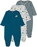 NAME IT 3er-Pack Unisex Schlafstrampler Planeten mit Knöpfen 74