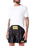 BENLEE Rocky Marciano Herren Thaiboxbukser Thaiboxhose, Schwarz, L EU