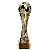 Larius Group Fußball Pokal mit Wunschgravur Extra Groß (250mm, 460gr.) - Trophäe...