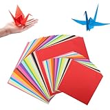 NHPY 200 Blatt Origami Papier, 20 x 20cm &15 x 15cm Origami-Papier Bastelpapier Buntes...