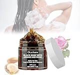 Marokko Schwarze Seife mit Argan und Rose, Morocco Black Soap, 100% Organische...