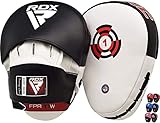 RDX Handpratzen Kampfsport Boxen MMA Training, Maya Hide Leder, Boxpads Schlagpolster...