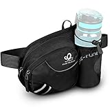 WATERFLY Gürteltasche Bauchtasche mit Flaschenhalter Damen und Herren,...