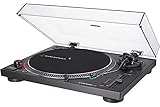 Audio-Technica AT-LP120X direktangetriebener Plattenspieler (Analog und USB) schwarz