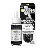 Garnier AHA + BHA Serum, Salicylsäure, Kohle & 4% Niacinamide Serum,...