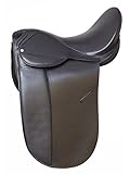 Riding Dressursattel Basic Harmony schwarz 18' weit 34 cm