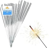 happy sparks® 100x Wunderkerzen 17 cm - Sternspritzer & Geburtstagskerzen für...