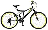 26 Zoll Fahrrad Mädchen Jungen Kinderfahrrad Jugendrad Mountainbike MTB Fully Amigo Racer...