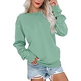 PTLLEND Patchwork Oberteil Damen Lila T-Shirt Gelbe Bluse Damen Langarm...