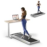 Electric Treadmill Space Saving, Walking Pad Laufband mit LED, 1-10km/h Laufband für...