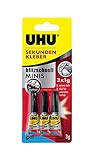 UHU Sekundenkleber blitzschnell Minis gel, 3x original versiegelte Tuben Sekundenkleber...