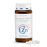 Vitamin C+ Zink Langzeit-Kapseln mit 300 mg Vitamin C und 5mg Zink 180 Kapseln