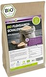 Vita2You Flohsamenschalen Bio 99% Reinheit 1000g - Laborgeprüft - 100% Bio Anbau - 1kg...