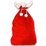 Jonami Weihnachtssack, XXL Nikolaussack Weihnachtsmann Sack Santa Sack Geschenkesack...