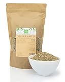 Grüner Kaffee 1000g von der Grünen Essenz Rohkaffee gemahlen - veganer Arabica - 100%...