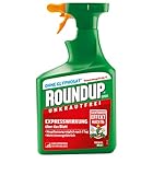 Roundup Unkrautfrei Express, 1 Liter Sprühflasche, Unkrautvernichter, zur Bekämpfung von...