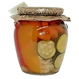 Antipasto Giardiniera groß in Agrodolce - Gemusemix in Essig eingelegt mit Zucchini,...