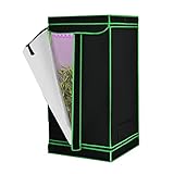 COSTWAY Growbox Darkroom Growzelt Grow Tent Gewächshaus Zuchtschrank...