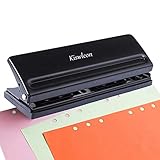 Kiswleon 6 Fach Locher Binder Puncher,Büro Binder Puncher für Verstellbare...