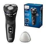 Philips Shaver Series 3000 – Elektrischer Nass- und Trockenrasierer für Männer, mit...