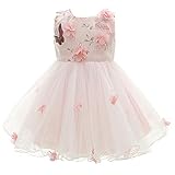 Monimo Baby Mädchen Prinzessin Kleid Taufkleid Festlich Kleid Hochzeit Partykleid Festzug...