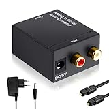 Ozvavzk Analog zu Digital Audio Konverter Analog Digital Wandler R/L Cinch to...