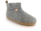 WoolFit Yeti - kuschlig warme Filz-Boots aus 100% Wolle für Damen & Herren -...