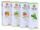 Teekanne Tealounge Kapseln - Grüner Tee Sortiment mit 4 Sorten (32 Kapseln)